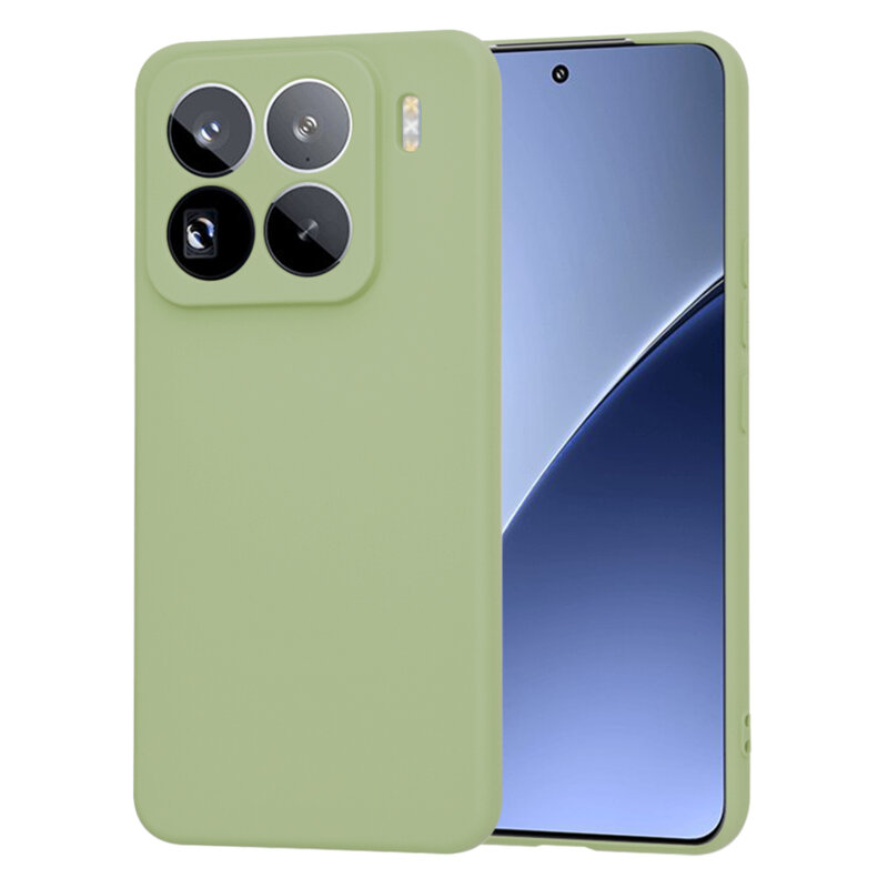 Husa silicon Xiaomi 15 Pro Techsuit SoftFlex, verde