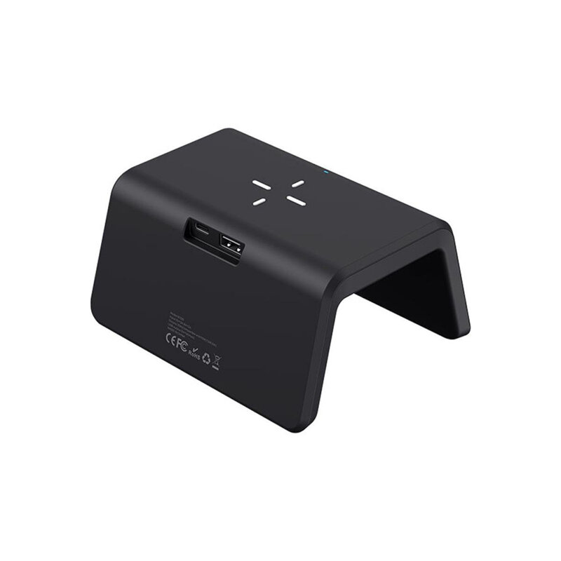 Incarcator wireless cu ceas digital 15W Havit W320, negru