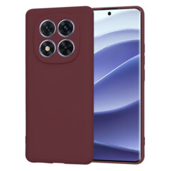 Husa silicon Xiaomi Poco X7 Techsuit SoftFlex, bordo