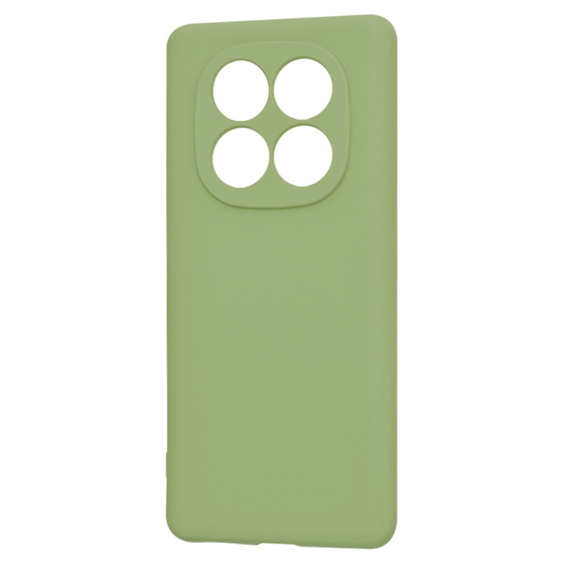 Husa silicon Xiaomi Redmi Note 14 Pro 5G Techsuit SoftFlex, verde