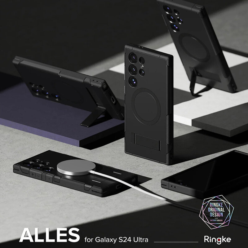 Husa Samsung Galaxy S24 Ultra Ringke Alles MagSafe , negru