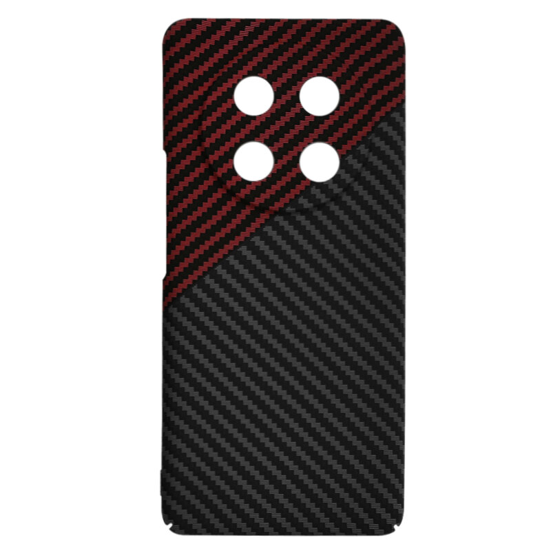 Husa Honor Magic7 Lite Techsuit Carbonite FiberShell, rosu inchis