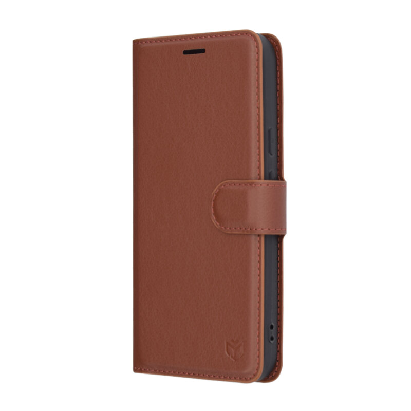 Husa Google Pixel 9a Techsuit Leather Folio, maro