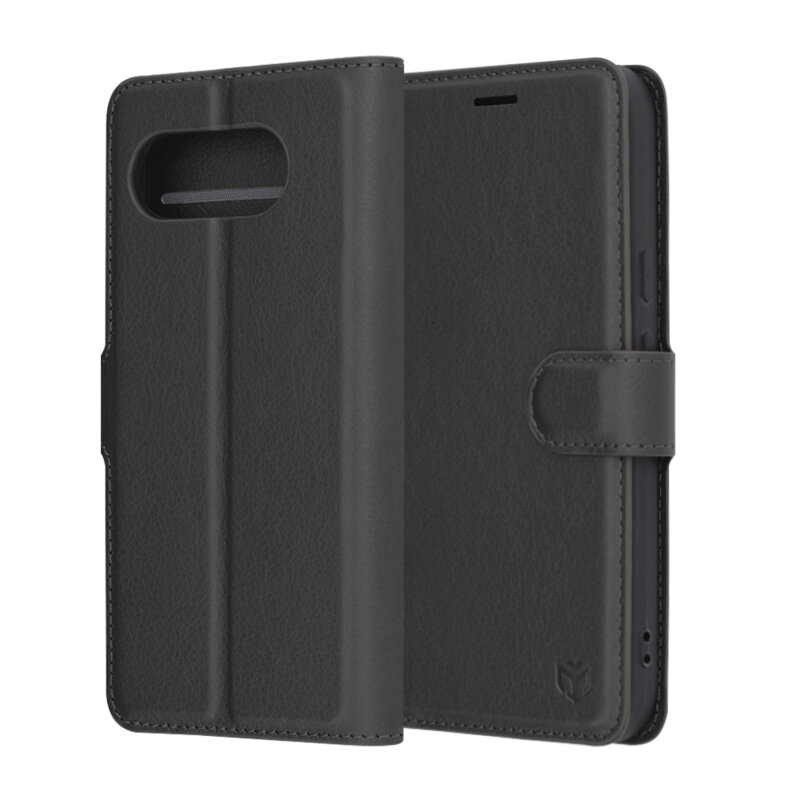 Husa Google Pixel 9a Techsuit Leather Folio, negru