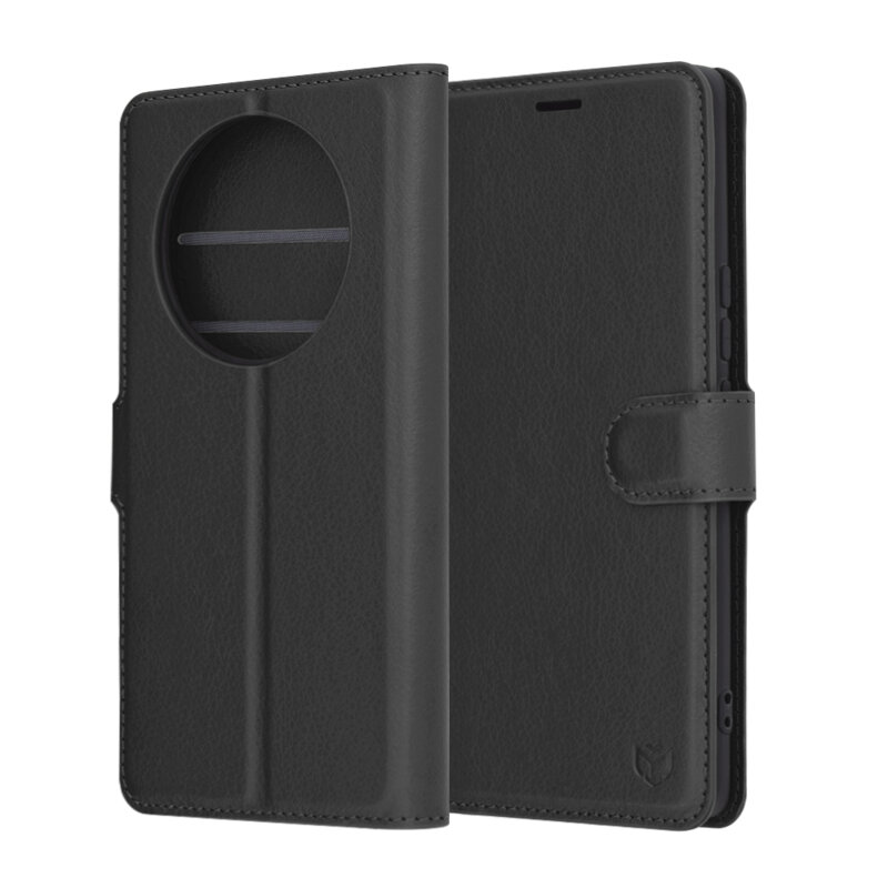 Husa Honor Magic7 Lite Techsuit Leather Folio, negru