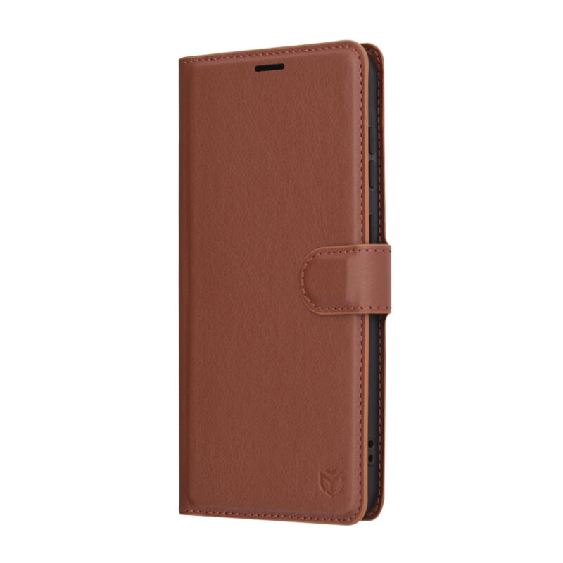 Husa Samsung Galaxy A36 5G Techsuit Leather Folio, maro
