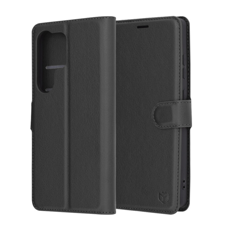 Husa Samsung Galaxy S25 Ultra Techsuit Leather Folio, negru