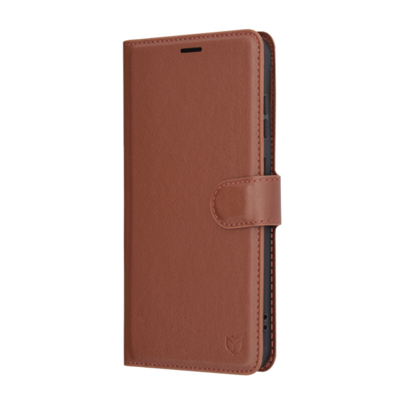 Husa Samsung Galaxy S25 Plus Techsuit Leather Folio, maro