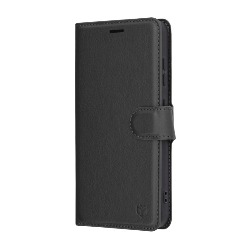 Husa Samsung Galaxy S25 Techsuit Leather Folio, negru