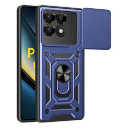 Husa Xiaomi Poco F6 Pro protectie camera Techsuit CamShield Series, albastru