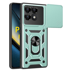 Husa Xiaomi Poco F6 Pro protectie camera Techsuit CamShield Series, verde