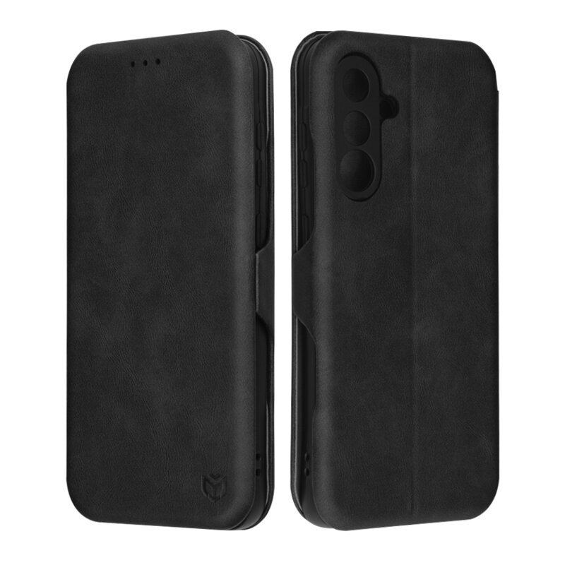 Husa 360° Samsung Galaxy A36 5G Techsuit Safe Wallet Plus, negru
