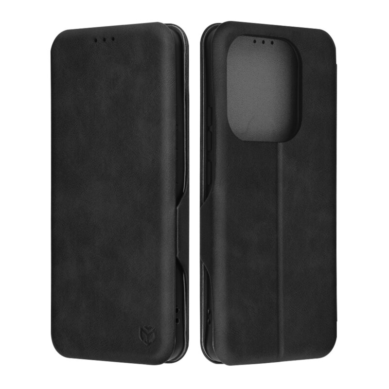 Husa 360° Xiaomi Redmi Note 14 5G Techsuit Safe Wallet Plus, negru