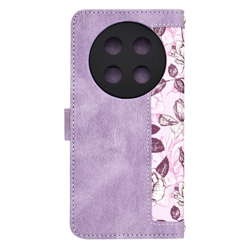 Husa personalizata fete Honor Magic7 Lite Techsuit FlipCraft, mov