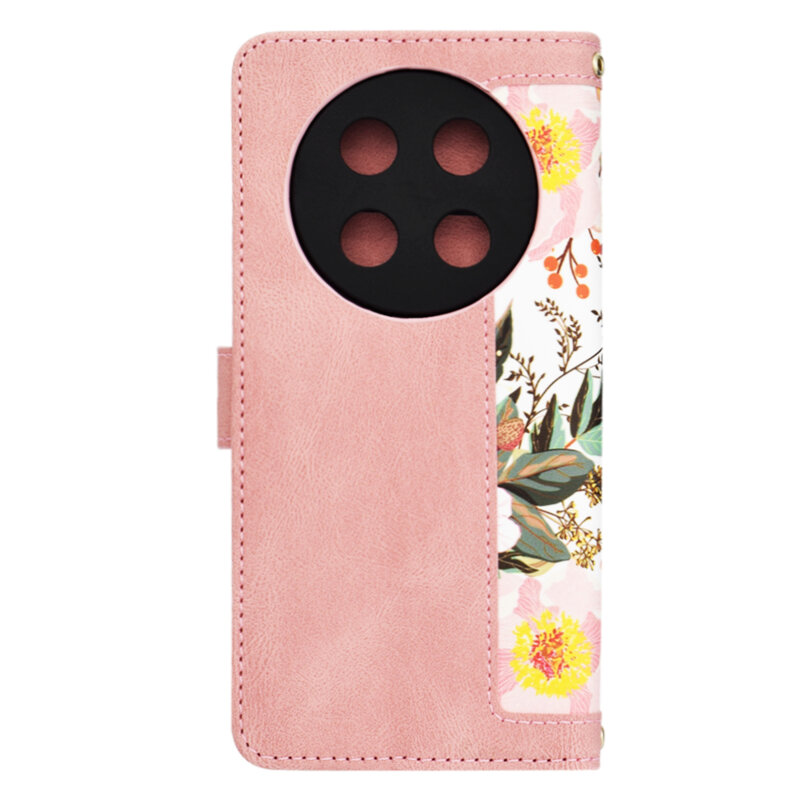 Husa personalizata fete Honor Magic7 Lite Techsuit FlipCraft, roz