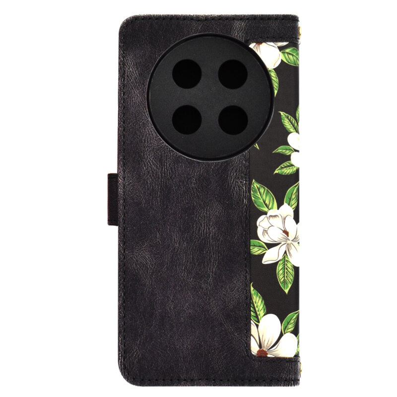 Husa personalizata fete Honor Magic7 Lite Techsuit FlipCraft, negru