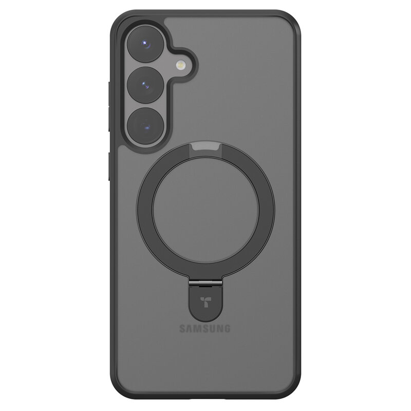 Husa Samsung Galaxy S25 Torras Ostand MagSafe Series, negru