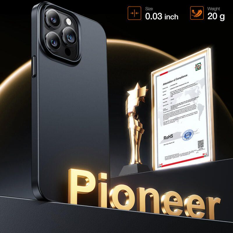 Husa iPhone 15 Pro Max Torras OriginFit-Mag Series, negru