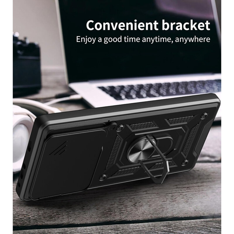 Husa Realme C63 protectie camera Techsuit CamShield Series, verde