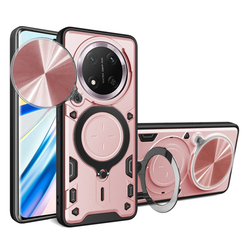 Husa Honor X9c Techsuit CamGuard Pro, roz auriu