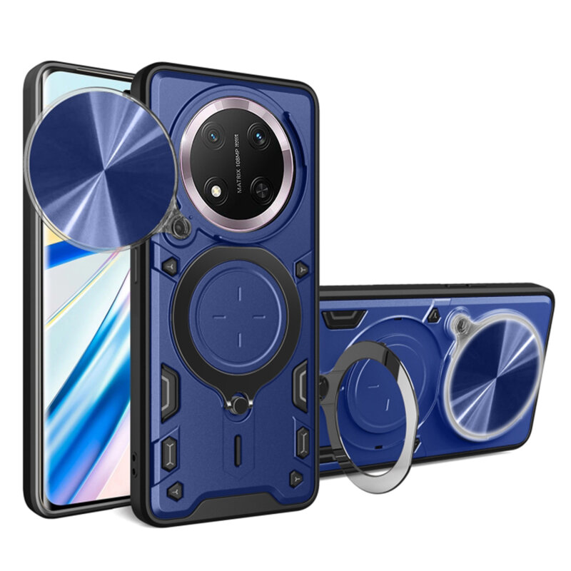 Husa Honor X9c Techsuit CamGuard Pro, albastru
