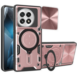 Husa OnePlus 13 Techsuit CamGuard Pro, roz auriu
