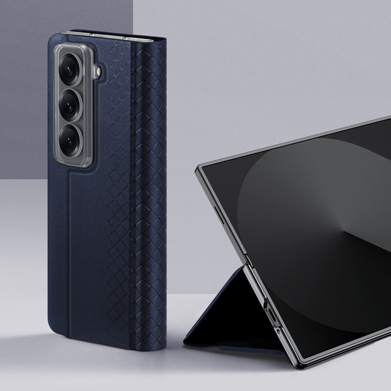 Husa Samsung Galaxy Z Fold SE Dux Ducis Bril, albastru