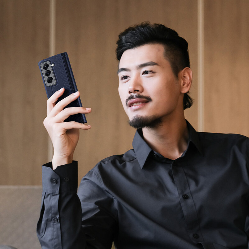 Husa Samsung Galaxy Z Fold SE Dux Ducis Bril, albastru