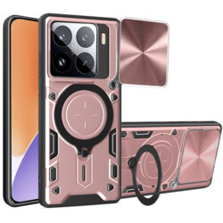 Husa Xiaomi 15 Techsuit CamGuard Pro, roz auriu