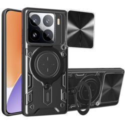Husa Xiaomi 15 Techsuit CamGuard Pro, negru