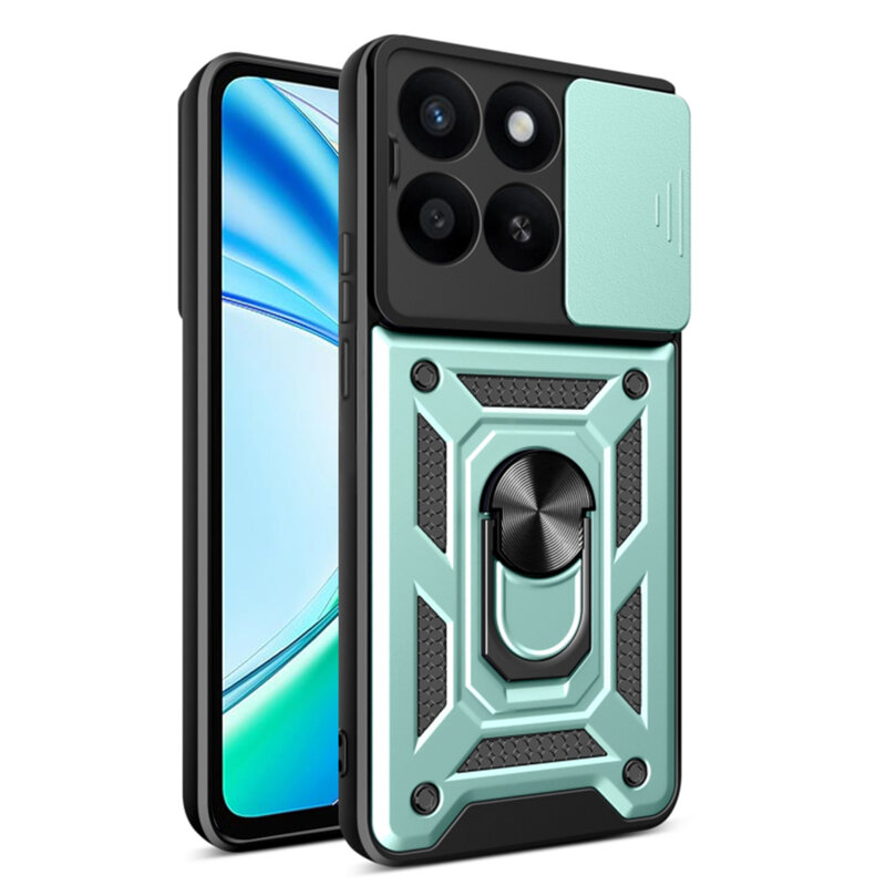 Husa Honor X5b protectie camera Techsuit CamShield Series, verde