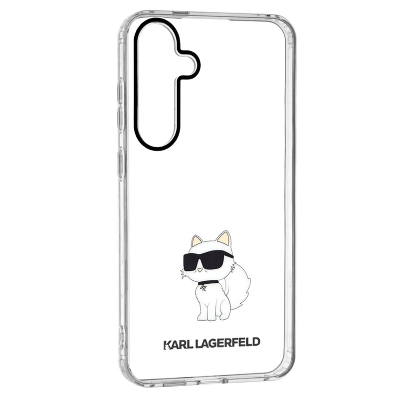 Husa Samsung Galaxy S24 Plus Karl Lagerfeld IML Luxury, Choupette, transparent, KLHCS24MHNCHTCT