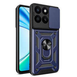 Husa Honor X5b protectie camera Techsuit CamShield Series, albastru