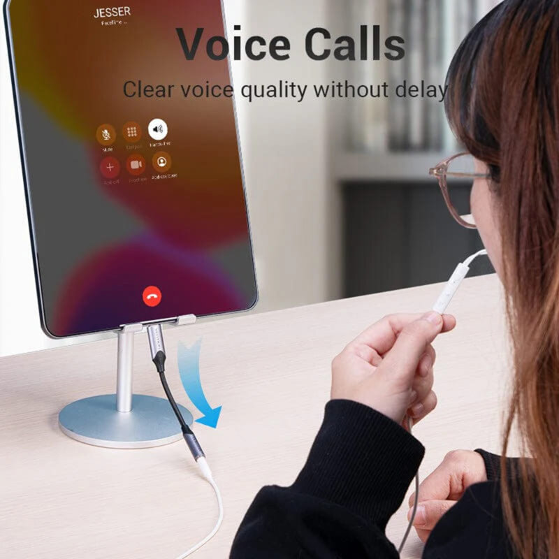 Adaptor audio Jack la Type-C, cu DAC Vention BGMHA, gri