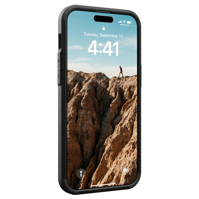 Husa iPhone 15 Pro UAG Civilian MagSafe, Black