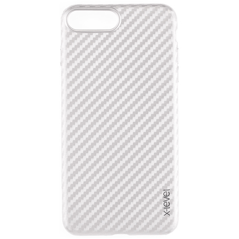 Husa Iphone 7 Plus X-Level ColorFiber - Silver
