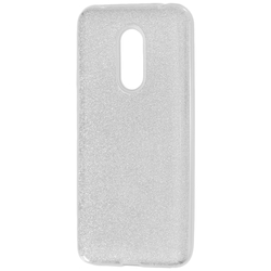 Husa Xiaomi Redmi Note 5 Color TPU Sclipici - Argintiu