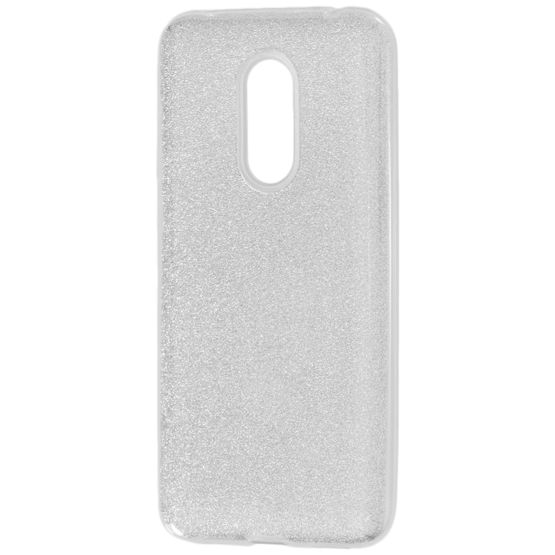 Husa Xiaomi Redmi Note 5 Color TPU Sclipici - Argintiu