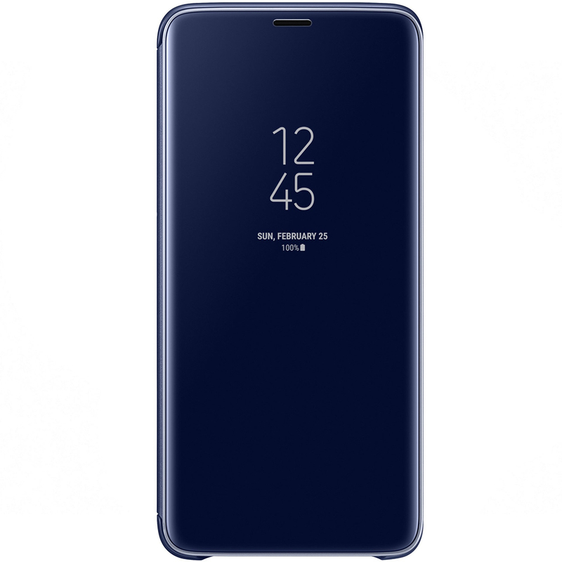 RESIGILAT-Husa Originala Samsung Galaxy S9 Plus Clear View Cover Blue