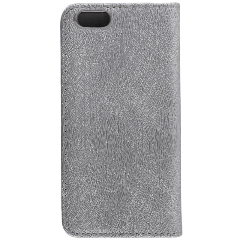Husa iPhone 6, 6S Flip Mobster Magic Book Argintiu