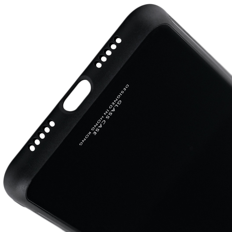 Husa Huawei P20 Glass Series - Negru