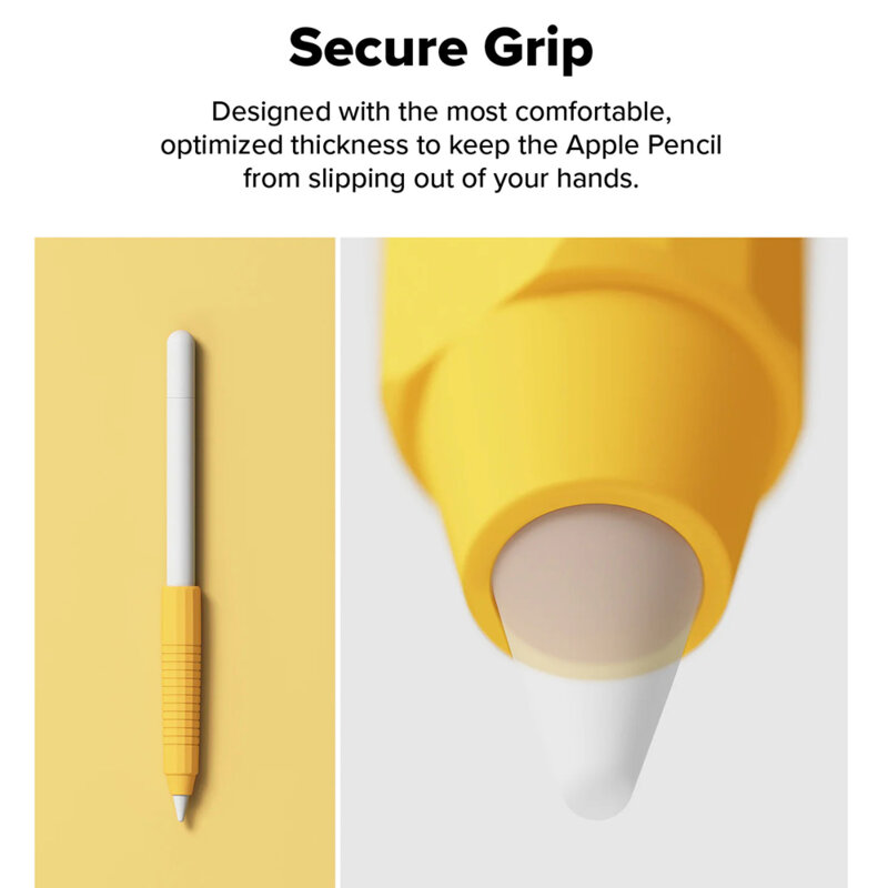 Suport Apple Pencil telefon, tableta autoadeziv Ringke, negru