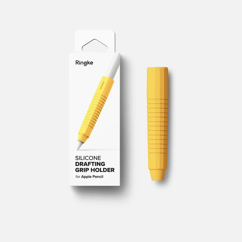 Suport Apple Pencil telefon, tableta autoadeziv Ringke, galben