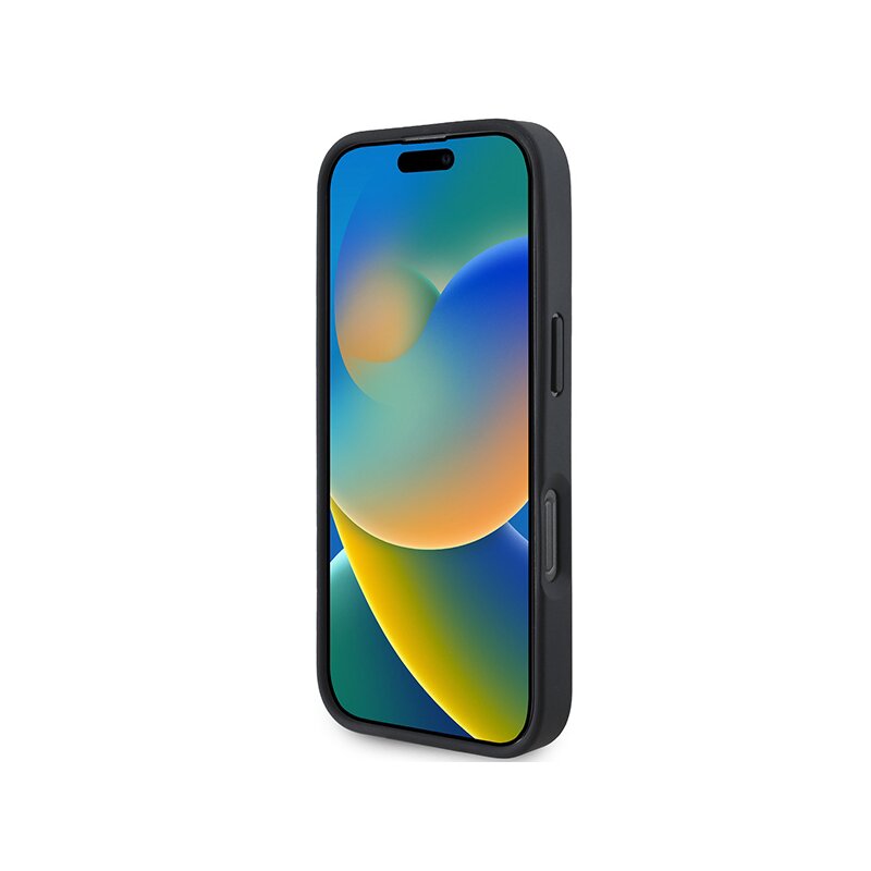 Husa BMW iPhone 16 Pro Hardcase M Perforated And Stitched Line MagSafe, negru, BMHMP16L23PUSPK