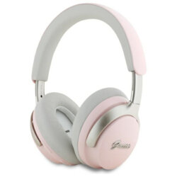 Casti Guess Bluetooth wireless ANC, IPX4, roz, GUBHC22PSBCSMP
