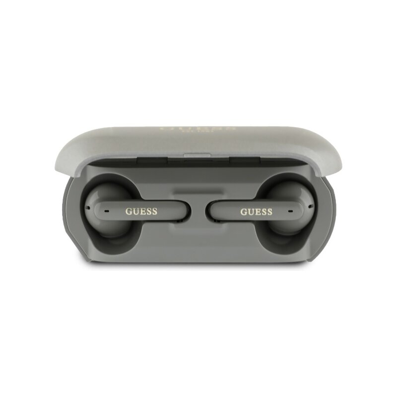 Casti wireless Guess, Bluetooth 5.3, TWS, gri, GUTWSC2MCDSE