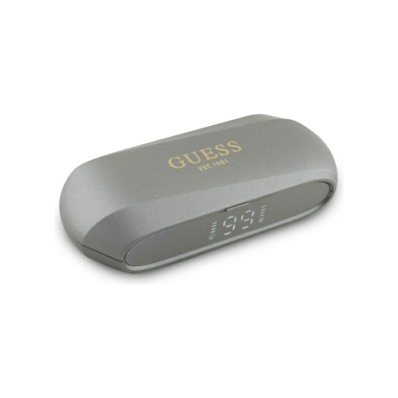 Casti wireless Guess, Bluetooth 5.3, TWS, gri, GUTWSC2MCDSE