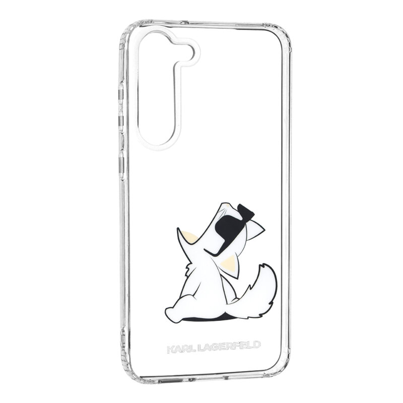 Husa Samsung Galaxy S23 Plus Karl Lagerfeld Hardcase Transparent, Choupette Fun, KLHCS23MCFNRC