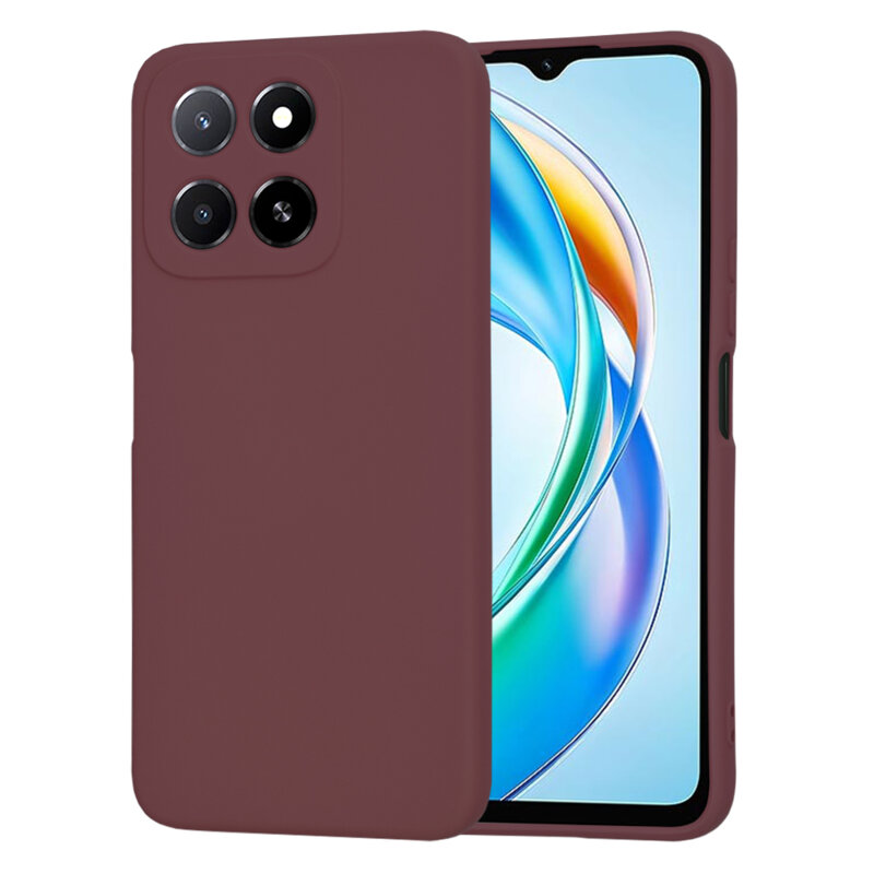Husa silicon Honor X5b Techsuit SoftFlex, bordo