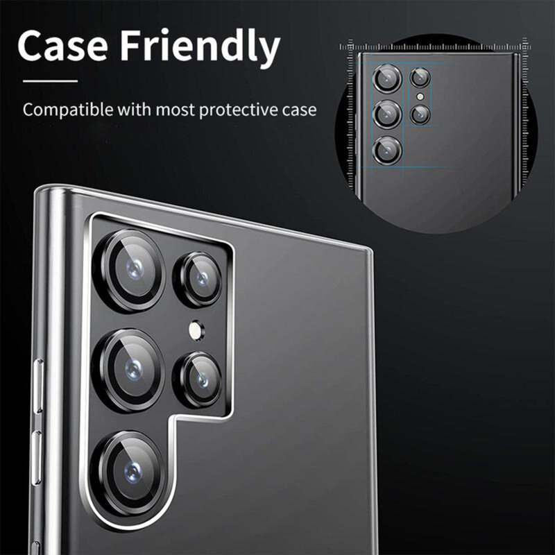 Folie sticla Samsung Galaxy S25 Ultra Camera Protector Lito S+, negru
